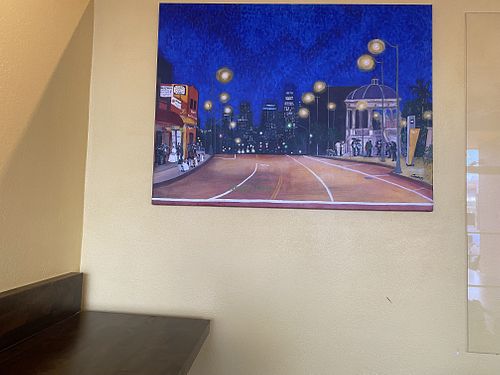 Bar Style | Wall Seating w/Boyle Heights Artwork  at Un Solo Sol in Los Angeles