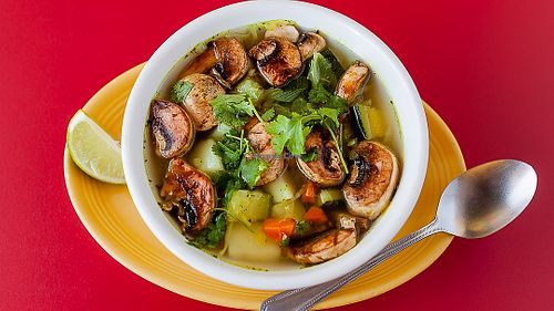 Vegetable Soup  at Un Solo Sol in Los Angeles