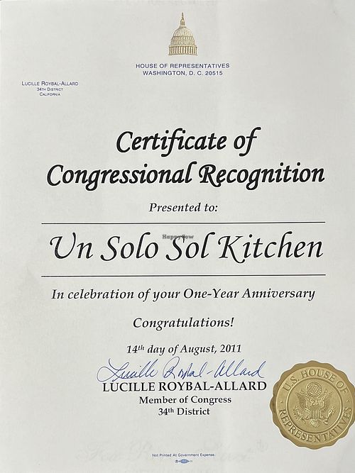   at Un Solo Sol in Los Angeles