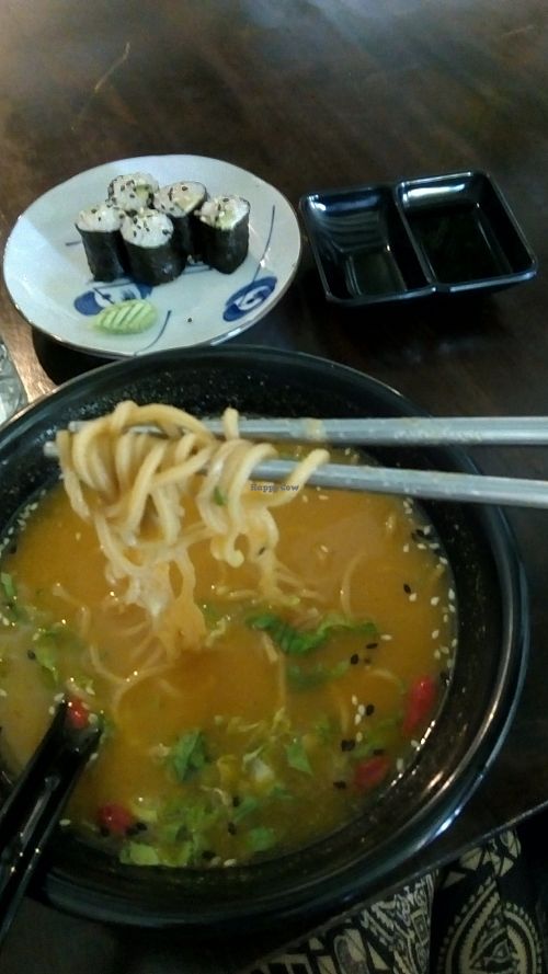 My favorite sweet potato noodle and cucumber roll at Sushi Kitchen in Alor Setar