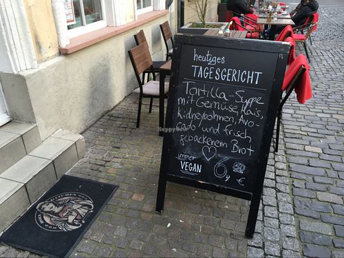 outside at Holy Kitchen in Heidelberg