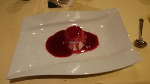 Panna Cotta vegan. at La Passione in Worrstadt