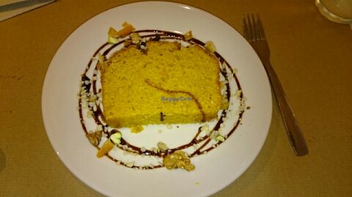 Pumpkin cake (March 2016)  at Punto Vegano in Madrid