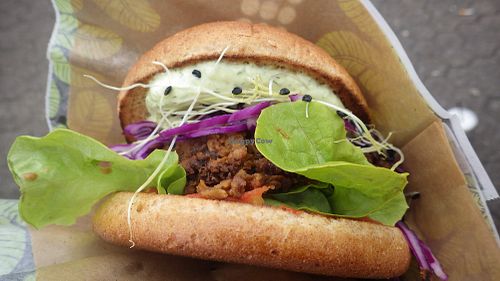 Pulled burger at Latienda in Copenhagen