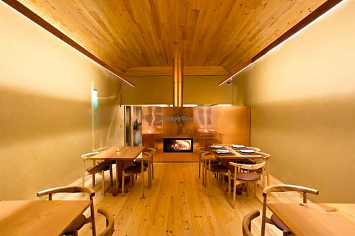 Fireplace room at Pe d'Arroz in Matosinhos