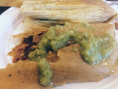 Bean Tamales at Revolucion Verde - Colonia Primavera in Monterrey