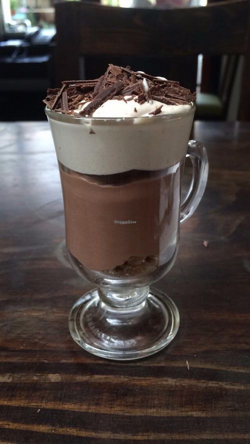 Vegan Tiramisu at Shakti en Chile in Santiago