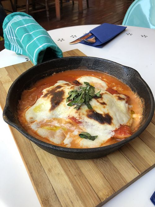 Lasagna special at Shakti en Chile in Santiago