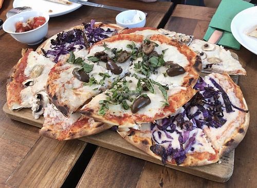 Pizza at Shakti en Chile in Santiago