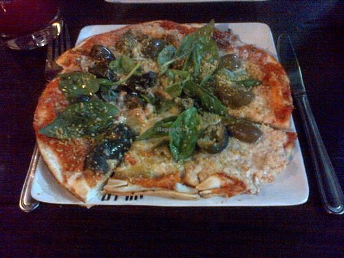 pizza at Shakti en Chile in Santiago