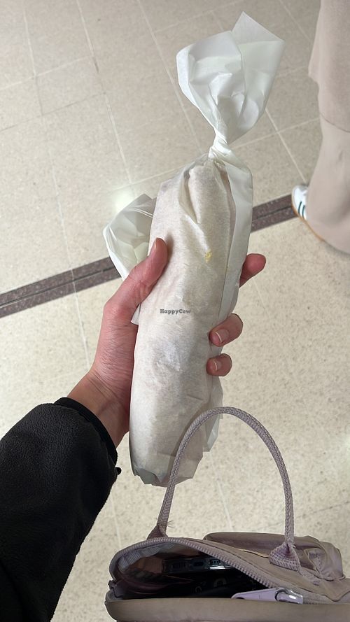 falafel wrap  at Hummus House UK in Coventry