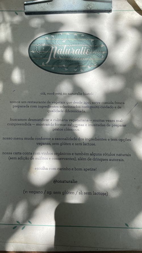   at Naturalie Bistro in Rio De Janeiro
