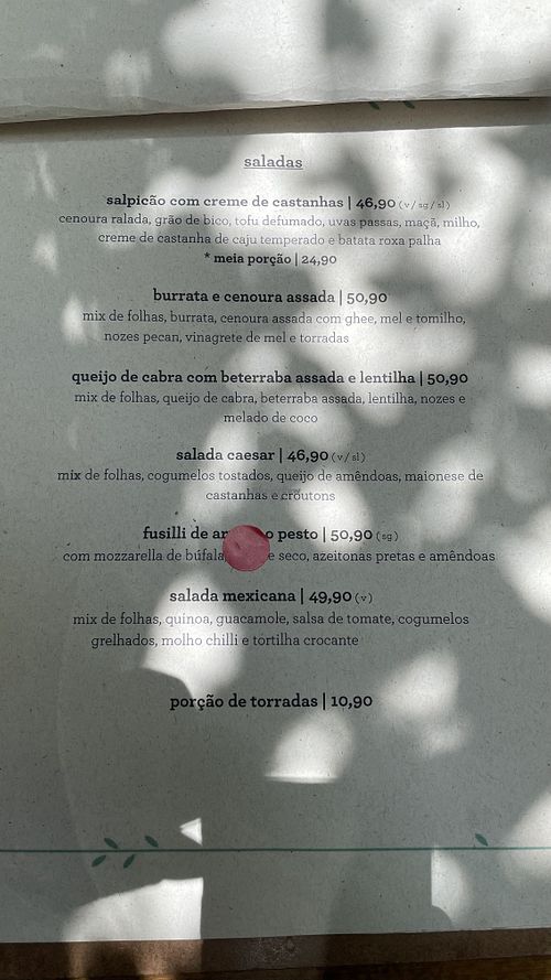   at Naturalie Bistro in Rio De Janeiro