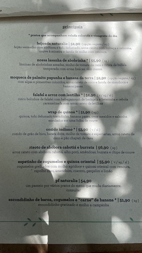   at Naturalie Bistro in Rio De Janeiro