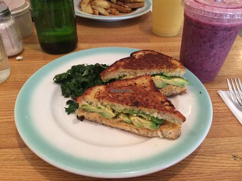 grilled avocado sandwich  at Pulp Cafe & Juice Bar in Frenchtown