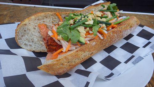 Bánh mì at Lokal Vegan Bistro in Warsaw