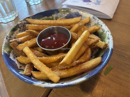 French fries  at Lokal Vegan Bistro in Warsaw