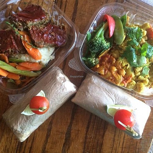 to go... it was all amazing. I especially love the lightly cooked veggies. the lentil loaf texture is outstanding. everything was thoughtfully and carefully prepared. this meal made teahaus my favorite spot at the beach.  at Tea Haus in Jacksonville Beach