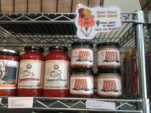 Magic Vegan Bacon Grease! at Rabbit Food Grocery in Austin