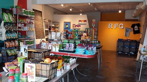 Inside Rabbit Food Grocery. at Rabbit Food Grocery in Austin