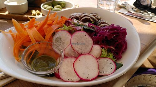 Falafel salad at Passion - Santa Eulalia in Ibiza
