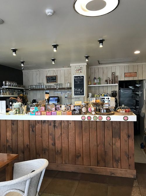 The bar at Passion Cafe at BFit Ibiza Sports Club in Ibiza