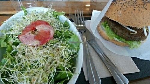 wooooowww  at Veganopolis Cafe in Lausanne