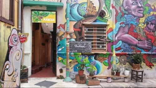 Entrance at La Chuchoca in Valparaiso