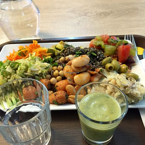 really good vegan food at Smart Green Corner in Bordeaux