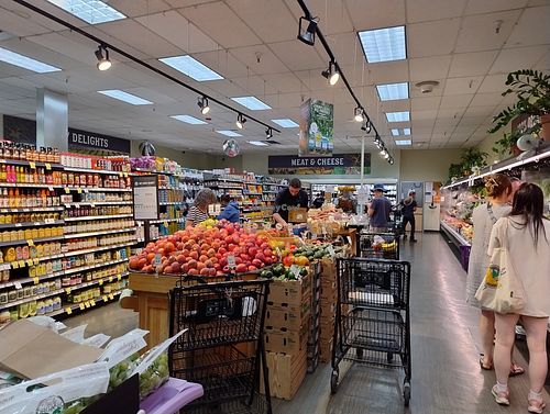 Summer fruit selection at Ukiah Natural Foods in Ukiah