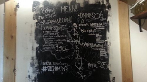 menu at Sjala Mat in Stockholm