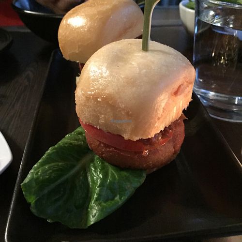 mini burgers  at Bodhi in Sydney