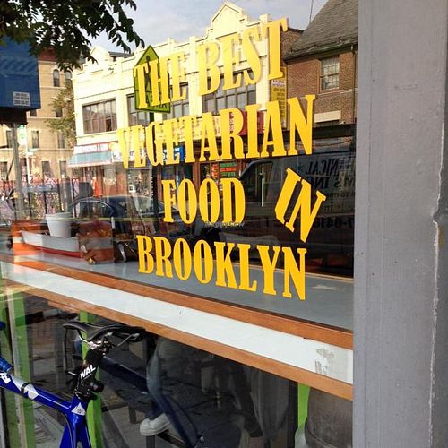 front entrance  at Strictly Vegetarian in Brooklyn
