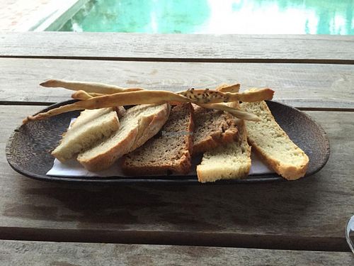 Homemade bread.  at Garzon Restaurant in Garzon