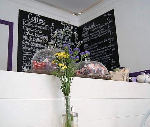 The breakfast & coffee menu at Velicious in Berlin