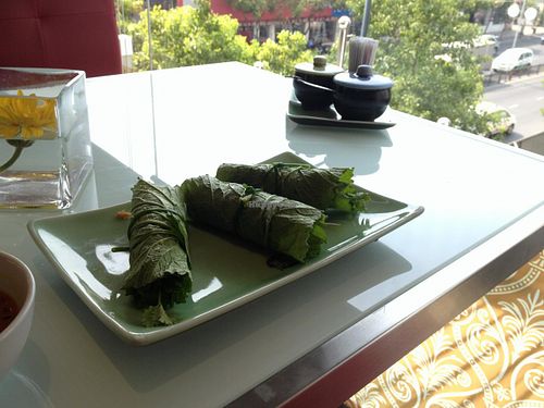 Fresh spring rolls at Mon Hue at Mon Hue - Nam Ky Kohi in Ho Chi Minh City