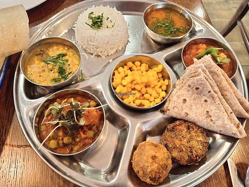 Maharani Thali at Prashad in Bradford