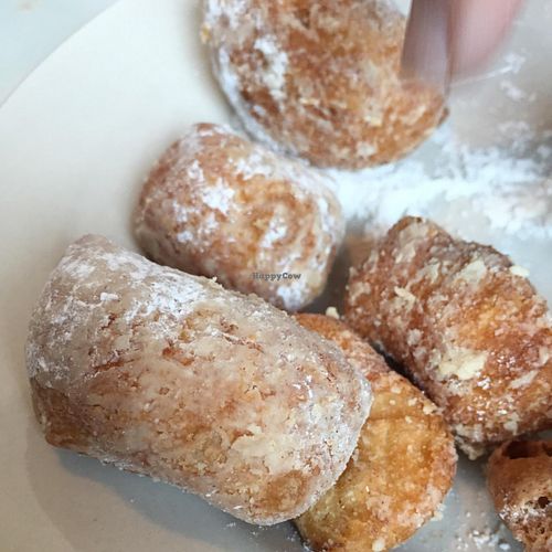 vegan zeppoles, not on menu but ask :) at Vito's Pizza and Ristorante in Alpharetta