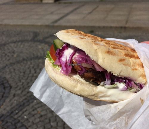 Vegan gyros at strEats Vegan Food Truck in Berlin