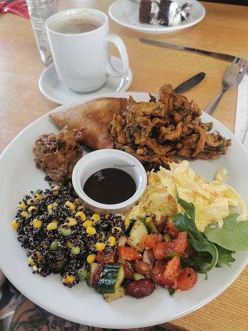 Asian savoury (£6 at time of posting) at The Mayor's Cafe in Bedworth