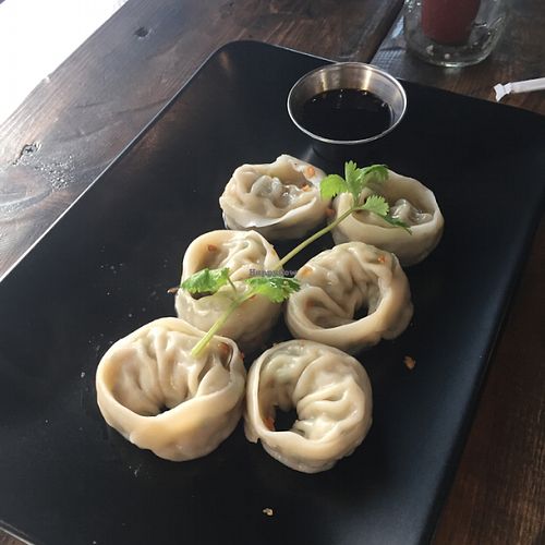 dumplings  at H.O.P.E. in Studio City