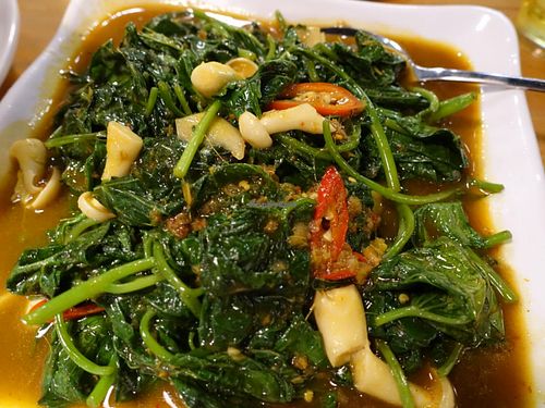 sambal chilli kang kong vegetables at D'life 蔬食 - Commonwealth in West Singapore