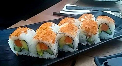 Vegan Fotomaki Roll at Kampai Sarona in Tel Aviv