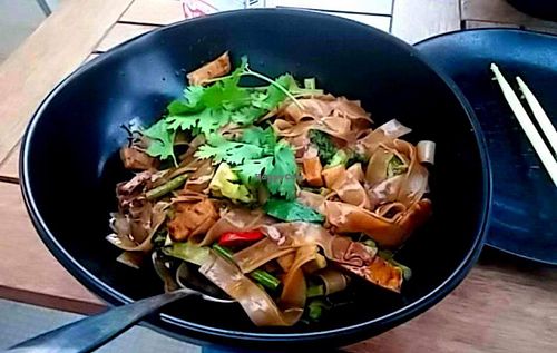 Vegan Pad See Yu at Kampai Sarona in Tel Aviv