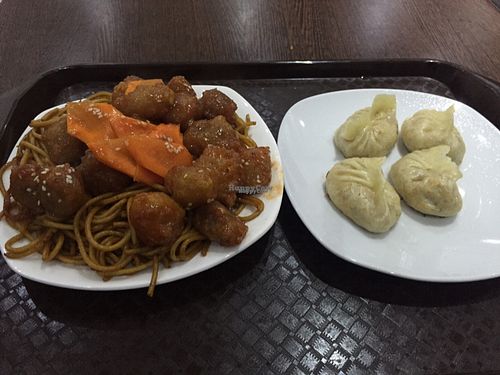 small plate and dumplings at 96 Zen Etterem in Budapest