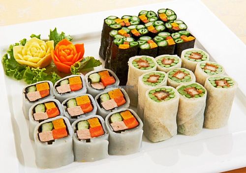 zen vegetarian at 96 Zen Etterem in Budapest