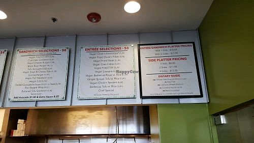 menu at NuVegan in College Park