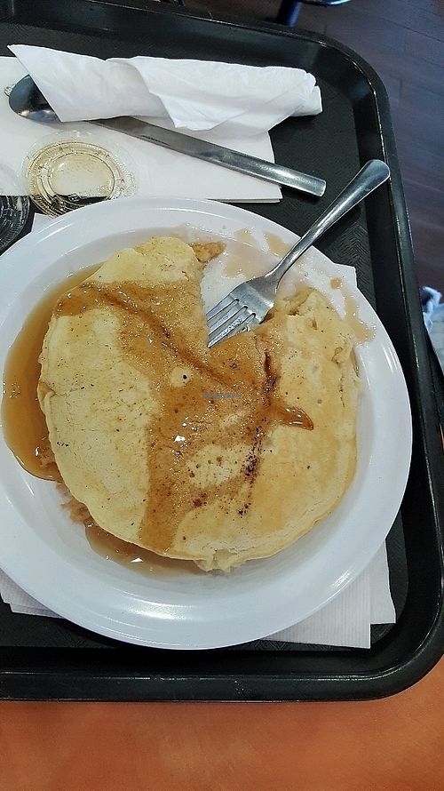 pancakes at NuVegan in College Park