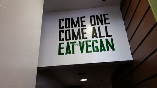 sign at NuVegan at NuVegan in College Park