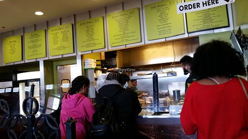 Waiting in line at NuVegan at NuVegan in College Park